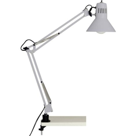 Brilliant Hobby 10802/11 Lampada con morsetto LED (monocolore) E27 40 W Titanio