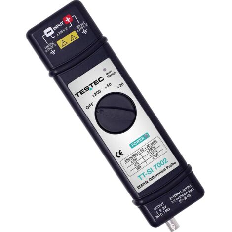 Testec TT-SI 7002 Sonda differenziale 25 MHz 20:1, 50:1, 200:1 (1/4)