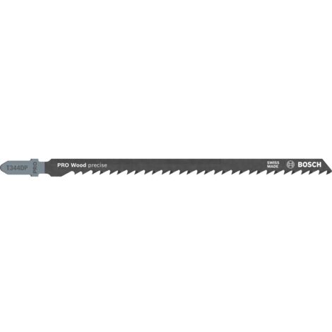 Bosch Accessories 2608633A32 Lama per seghetto alternativo T 344 DP - Precision for Wood 3 pz.
