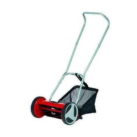 Einhell – Tagliaerba manuale 30 cm – Altezza di taglio regolabile 13-37 mm – Scocca in plastica anti-urto – Cesto di raccolta 16 lt (1/10)
