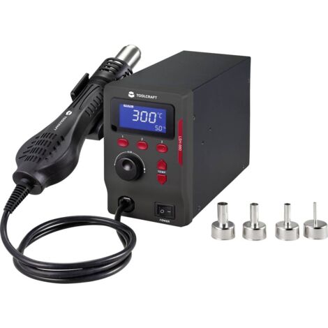 TOOLCRAFT LSH-880 Stazione ad aria calda digitale 800 W 100 - 500 °C (1/4)