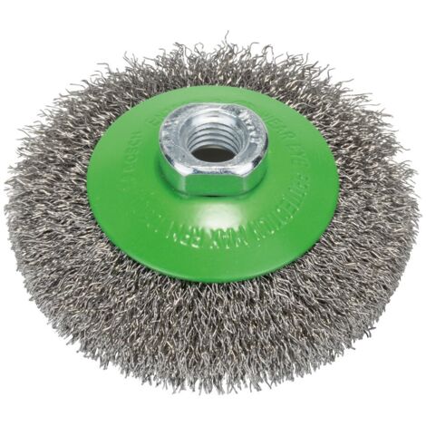 Bosch Accessories Spazzola conica, inossidabile - filo ondulato - 100 mm, 0,35 mm, M14 2608622108 1 pz. (1/5)