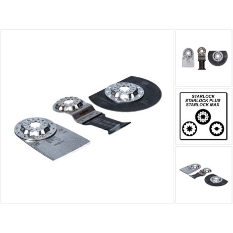 Kit de 3 lames combo Starlock Rénovation FEIN 35222967110