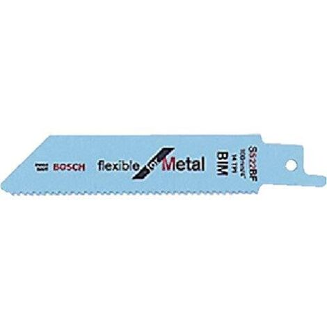 BOSCH S522BF Confezione da 5 lame a sciabola per metallo, 100x19x0,9 / 4”