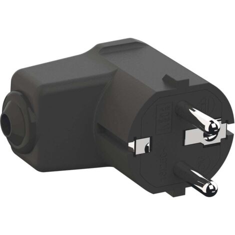 Bachmann 960.102 Spina angolata di sicurezza Polipropilene 250 V Nero IP20 (1/2)