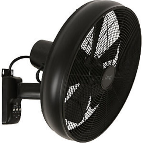 Lucci AIR BK Ventilatore a muro 50 W (Ø) 410 mm Nero Orientabile