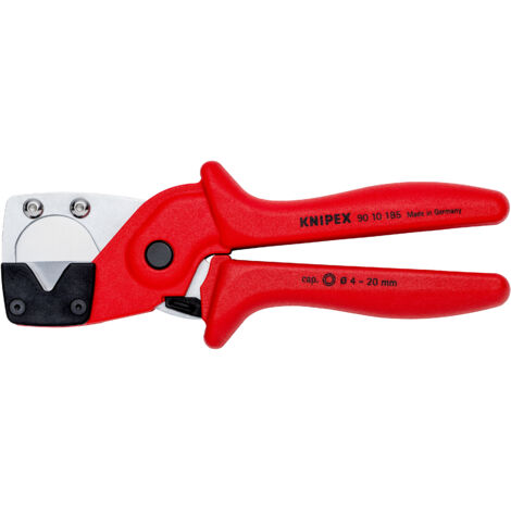 KNIPEX 90 10 185 Tagliatubi per tubi flessibili e multistrato in plastica rinforzata con fibra di vetro 185 mm