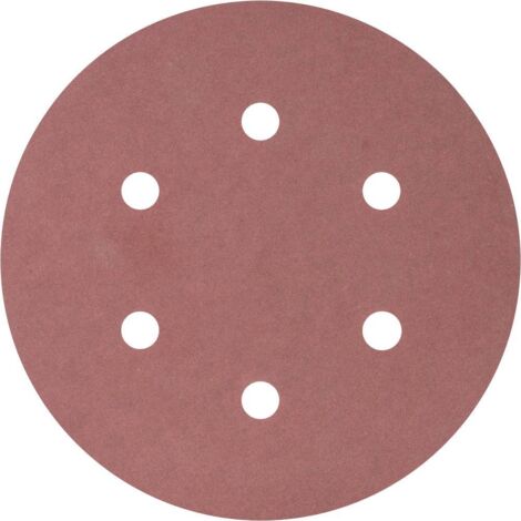 20 X Dischi In Velcro, 150 Mm, 15 Fori, Grana 600 Velcro, Carta - Foto 4