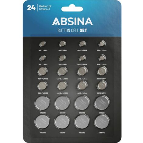 Absina Kit batterie a bottone 1 pz. (1/3)