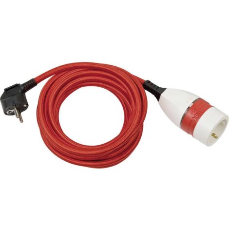 Brennenstuhl 1161830040 Alimentazione Prolunga Rosso, Bianco, Nero 5.00 m H05VV 3G 1,5 mm² (1/4)