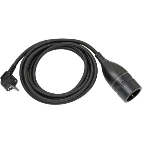 Brennenstuhl 1161830010 Alimentazione Prolunga Nero 3.00 m H05VV 3G 1,5 mm² (1/7)