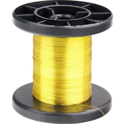 Filo Di Rame Smaltato Saldabile 0,1mm - Bobina Da 15 Metri
