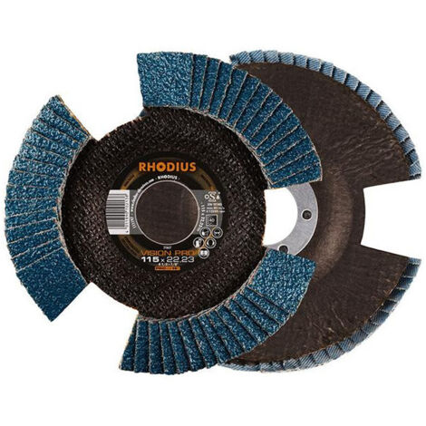 Disco flap Rhodius vision pro zirconia 115 mm 5 pezzi