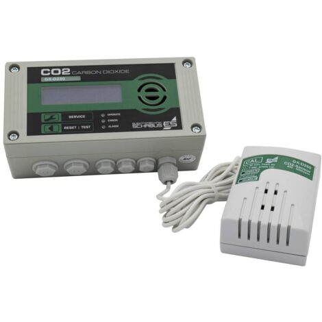 Schabus GX-D250 Sensore qualità dell'aria con sensore interno rete elettrica Rileva Anidride carbonica (1/4)