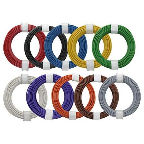 Donau Elektronik 118-MIX Cavo per cablaggi 1 x 0.14 mm² Multicolore 1 KIT (1/4)