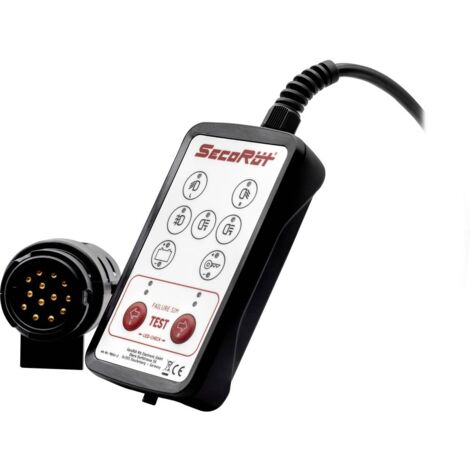 KS TOOLS 150.0933 Tester motrice 12V / tester per presa rimorchio 13
