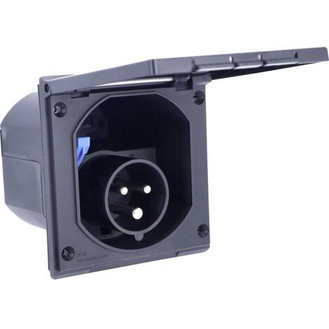 Spine di alimentazione IEC mono nero - SCHWABE - 61493
