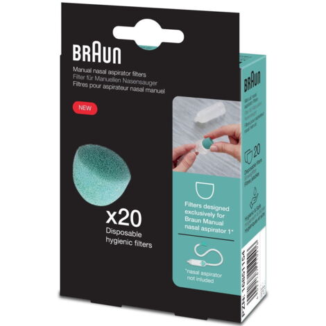 Braun Filtro di ricambio per aspiratore nasale BNF020EU BNF020EU (1/4)