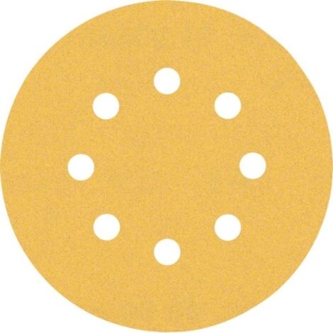 Bosch Accessories EXPERT C470 2608900912 Carta abrasiva eccentrica perforato Dimensione dei grani 120 (Ø) 125 mm 50 pz.