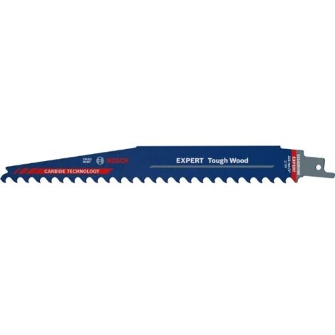 Bosch Accessories 2608900404 Lama per sega a sciabola EXPERT ‘Tough Wood' S 1142 KHM, 3 pezzi Lunghezza lama della sega