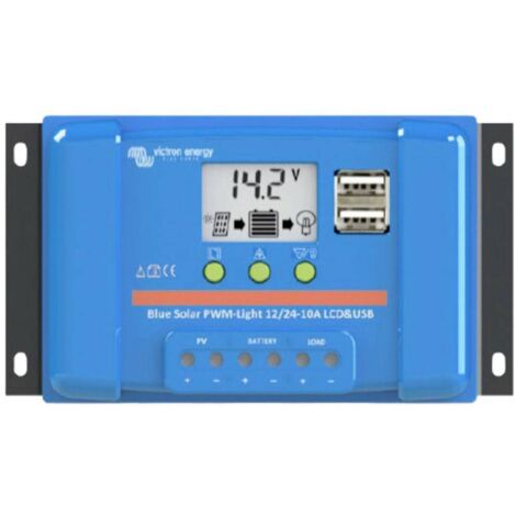 Victron Energy Blue-Solar PWM-LCD&USB Regolatore di carica PWM 12 V, 24 V 30 A