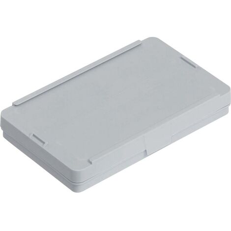 ALUTEC 66016 SCATOLA A CERNIERA (L X L X A) 136 X 87 X 19 MM GRIGIO 1 PZ. (1/2)