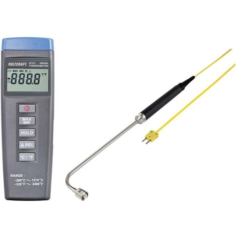 VOLTCRAFT K101 + TP 206 Termometro -200 - +1370 °C Sensore tipo K (1/5)