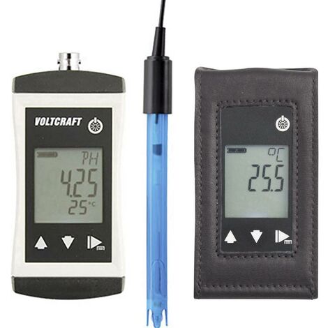 VOLTCRAFT KBM-110 + TG-400 Misuratore pH Redox (ORP), Temperatura, pH (1/5)