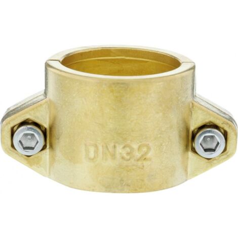 5 Connettori Per Tubo Da Giardino In Ottone | Riparazione Tubi 5/8" | Con Morsetti In Acciaio