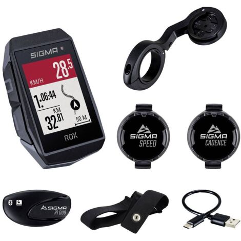 Sigma ROX 11.1 EVO Sensor Set Navigatore per bicicletta Bicicletta GPS, GLONASS, protetto dagli spruzzi d'acqua (1/5)