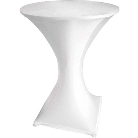 Perel Standing table cover Copertura per tavolo alto Bianco FP200 (1/5)