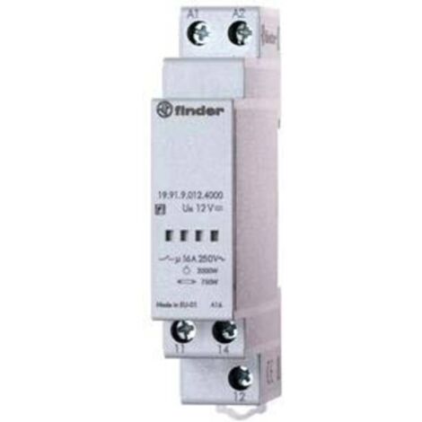 Relè Finder 7S.23.9.024.0210 - 10A, 1 Apertura, 2 Chiusori, Per Impianti Elettrici