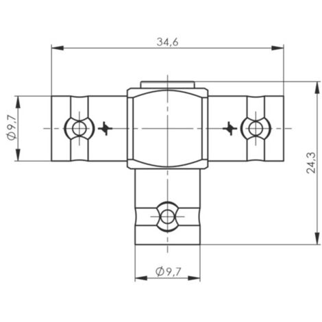 Telegärtner 100023606 100023606 Connettore BNC Presa 75 Ω 1 pz. (1/2)