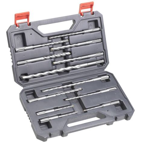 kwb 240280 Acciaio 40CR Kit punte perforatrici 12 parti 5 mm, 6 mm, 8 mm, 10 mm, 12 mm, 14 mm SDS-Plus 1 pz. (1/5)