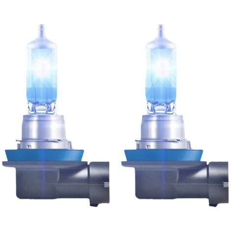 OSRAM COOL BLUE INTENSE H4, +100% luminosa, fino a 5000K, lampada alogena,  look LED, duo box (2 lampade) : : Auto e Moto