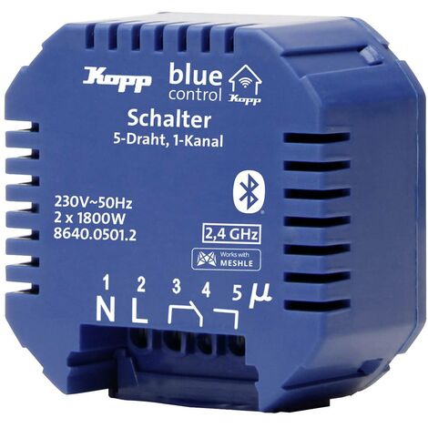 BC.Schaltakt.5D.1Kan. Blue-Control 1 canale Attuatore interruttore Potenza  di commutazione (max) 3600 W