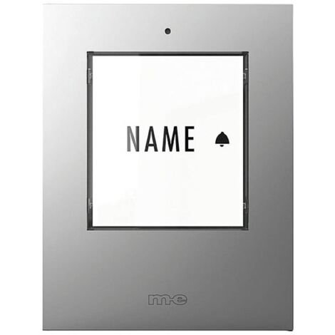 m-e modern-electronics 41302 Campanello senza fili Trasmettitore Illuminato , con targhetta (1/2)