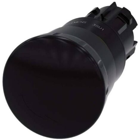 Siemens 3SU10001HB100AA0 3SU1000-1HB10-0AA0 Interruttore a pressione a fungo Nero 1 pz.