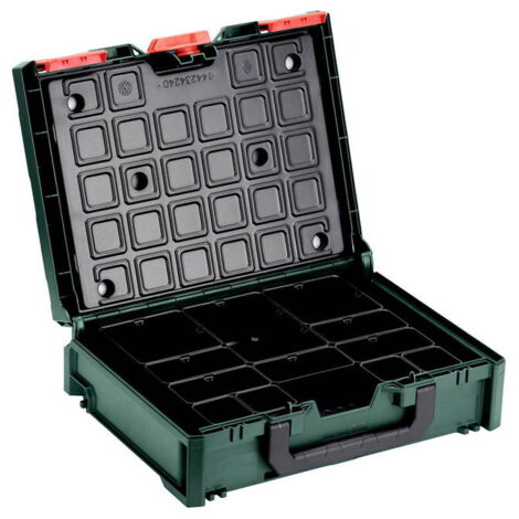Metabo metaBOX 118 Organizer 626897000 Valigia per elettroutensili ABS Verde, Nero (L x A x P) 396 x 118 x 296 mm