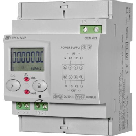 Contatore Energetico Trifase MID DS100-00B-R - Digitale Per DIN, 100A, Con LCD E RS485 Modbus - Foto 4