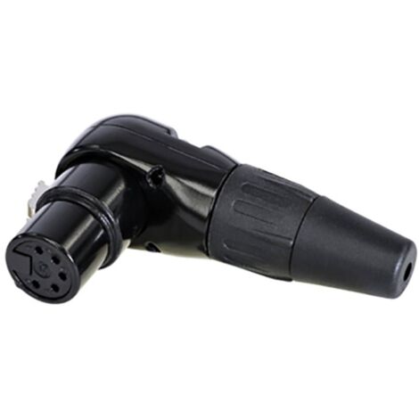 REAN RC5FR-B XLR FEMMINA, GOMITO NUMERO PLES (NUM): 5 1 PZ (1/2)