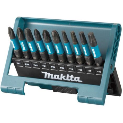 Makita Impact Black Bit-Set 10-tlg E-12011 Kit inserti