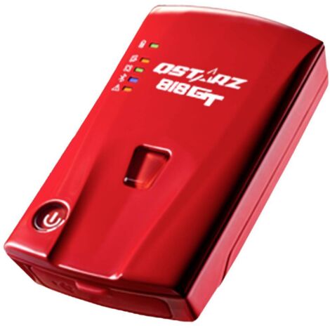 Qstarz BL-818GT Ricevitore GPS Tracker veicoli Rosso 1 pz. (1/2)