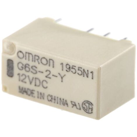Omron G6S-2-Y-DC12 Relè per PCB 12 V/DC 2 A 1 scambio 1 pz. Sacchetto (1/3)