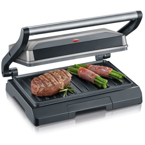 Severin KG 2394 Grill elettrico grigio metallizzato nero 800W