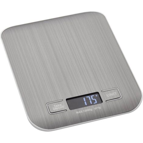 TFA Dostmann AMARETTI Bilancia da cucina digitale Portata max.=10000 g Argento 140 x 180 x 20 (1/2)