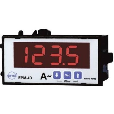 ENTES® EPM-4D-48 Dispositivo di misurazione della corrente CA monofase programmabile da incasso (1/2)