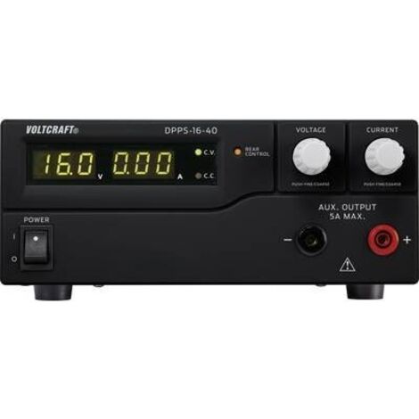 VOLTCRAFT DPPS-16-40 Alimentatore da laboratorio regolabile 1 - 16 V/DC 0 - 40 A 640 W USB Programmabile Num. uscite 1