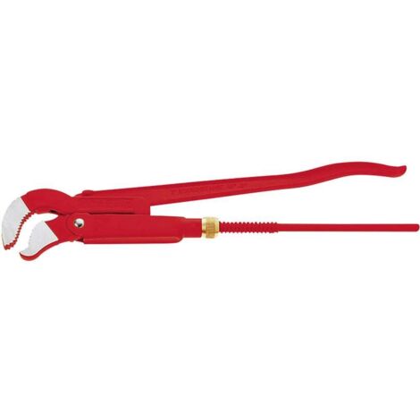 Pinza a T a forma di U Super S Lunghezza totale 320 mm, apertura 34 mm, per tubi da 1 pollice