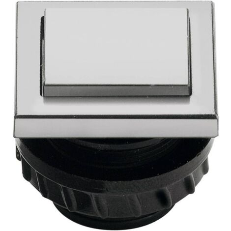 Grothe 61047 Tasto per campanello 1 parte Grigio 12 V/1,5 A
